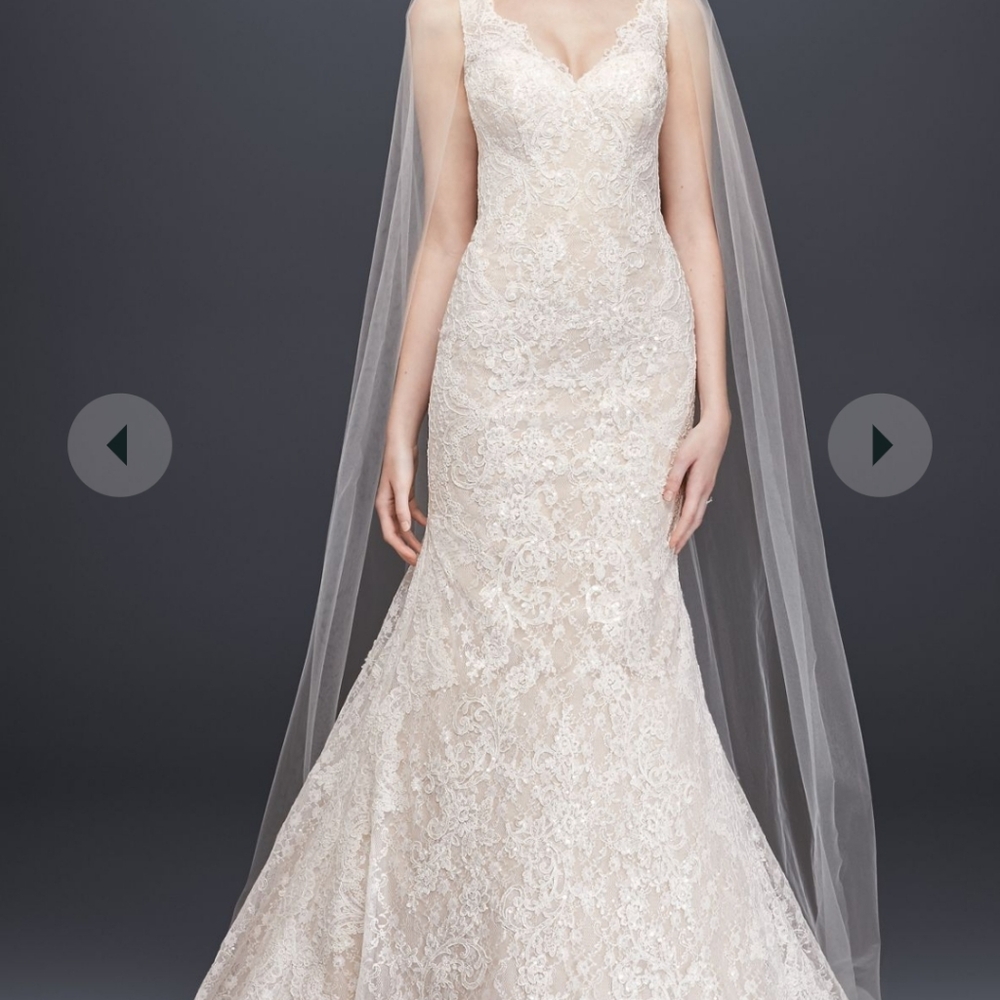 Oleg cassani size 4 wedding dress
